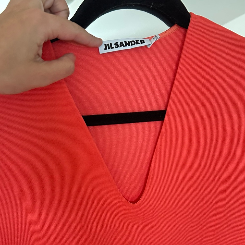 Jil sander sheath dress with pockets